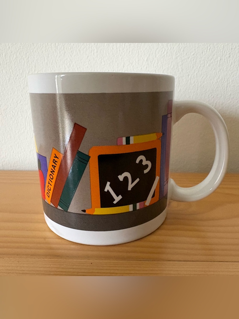 Vintage 1989 Lillian Vernon School Teacher Educator Appreciation Coffee Mug